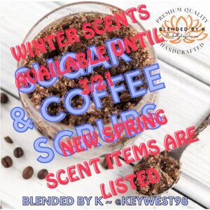 Skin Firming Sugar & Coffee Scrubs ~ 8 oz